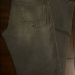 Men's Hudson Blake Slim Straight Jeans in Dark Gray, Size 33